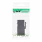 Preview: InLine® USB 3.0 Keystone Snap In Einsatz USB A Buchse Buchse schwarz
