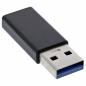 Preview: InLine® USB 3.2 Gen.2 Adapter USB-A Stecker auf USB-C Buchse