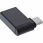 Preview: InLine® USB 3.2 Gen.2 Adapter USB-C Stecker an A Buchse 90° gewinkelt OTG