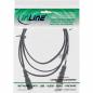 Preview: InLine® Netzkabel Netzstecker China auf Euro 8 C7 Stecker schwarz 1,8m