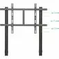 Preview: InLine® TV Wagen für LED TV 37" bis 80" max 80kg