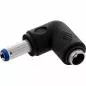 Preview: DC-Winkeladapter 5,5x2,1 mm – Stecker/Buchse