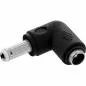 Preview: DC-Winkeladapter 5,5x2,5 mm – Stecker/Buchse