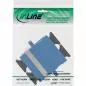 Mobile Preview: InLine® LWL Kupplung Duplex SC/SC singlemode blau Keramik-Hülse zum Einbau