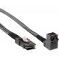 Preview: InLine® Mini SAS HD Kabel SFF-8643 gewinkelt zu SFF-8087 mit Sideband
