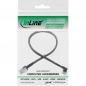 Preview: InLine® Mini SAS HD Kabel SFF-8643 gewinkelt zu SFF-8087 mit Sideband