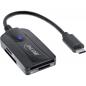 Preview: InLine® Card Reader USB 3.1 USB-C für SD/SDHC/SDXC microSD UHS-II kompatibel