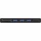 Preview: InLine® MultiHub Surface Pro 4/5/6 3-Port USB 3.2 Typ-A Buchse HDMI 4K Cardreader schwarz