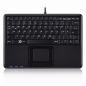 Preview: Perixx PERIBOARD-510 H PLUS DE Mini Tastatur Touchpad Hub schwarz