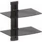 Preview: InLine® Wandhalterung für DVD Bluray Sat Receiver bis 8kg schwarz