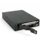Mobile Preview: FANTEC MR-25DUAL 2,5" SATA SAS HDD SSD Wechselrahmen schwarz