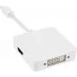 Preview: InLine® Mini DisplayPort zu HDMI DVI DisplayPort Adapterkabel weiß Preview: InLine® Mini DisplayPort zu HDMI DVI DisplayPort Adapterkabel weiß