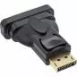 Preview: InLine® DisplayPort Adapter DisplayPort Stecker auf DVI-D 24+1 Buchse schwarz Preview: InLine® DisplayPort Adapter DisplayPort Stecker auf DVI-D 24+1 Buchse schwarz