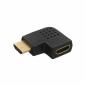 Preview: InLine® HDMI Adapter Stecker Buchse seitlich rechts gewinkelt vergoldete Kontakte 4K2K kompatibel