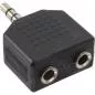 Preview: InLine® Audio Adapter 3,5mm Klinke Stecker an 2x 3,5mm Klinke Buchse Stereo Preview: InLine® Audio Adapter 3,5mm Klinke Stecker an 2x 3,5mm Klinke Buchse Stereo