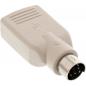 Preview: InLine® USB PS/2 Adapter USB Buchse A auf PS/2 Stecker