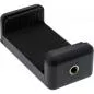 Preview: InLine® Universal Handyklemme für Selfiestick Smartphone Stativ Adapter schwarz
