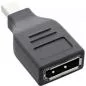 Preview: InLine® DisplayPort Adapter mini DisplayPort Stecker auf DisplayPort Buchse 4K/60Hz schwarz Preview: InLine® DisplayPort Adapter mini DisplayPort Stecker auf DisplayPort Buchse 4K/60Hz schwarz