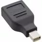 Preview: InLine® DisplayPort Adapter mini DisplayPort Stecker auf DisplayPort Buchse 4K/60Hz schwarz Preview: InLine® DisplayPort Adapter mini DisplayPort Stecker auf DisplayPort Buchse 4K/60Hz schwarz