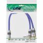 Preview: InLine® Cinch Y Kabel PREMIUM 1x Cinch Buchse zu 2x Cinch Stecker 0,25m