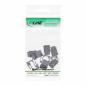 Preview: InLine® Keystone SNAP-In Blindabdeckung für Modul Steckplatz schwarz 10er Pack