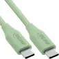 Preview: USB-C Schnellladekabel 100W grün, Silikon, PD