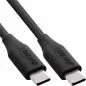 Preview: USB-C Schnellladekabel 100W schwarz, Silikon, PD