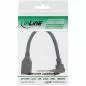 Preview: InLine® DisplayPort 1.4 Adapterkabel ST/BU 8K4K nach oben gewinkelt schwarz/gold 0,15m Preview: InLine® DisplayPort 1.4 Adapterkabel ST/BU 8K4K nach oben gewinkelt schwarz/gold 0,15m