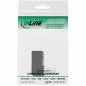 Preview: InLine® DisplayPort Adapter DisplayPort Stecker / Buchse nach unten gewinkelt