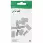 Preview: RJ45 Modularstecker 8P8C – Geschirmt, zum Crimpen auf Rundkabel, 10er Pack
