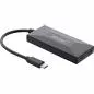 Preview: InLine® USB 3.2 Gen 1 OTG HUB USB Typ C zu 7 Port Typ A Aluminiumgehäuse schwarz ohne Netzteil