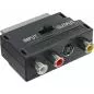 Preview: InLine® Scart Adapter Scart (in/out) an 3x Cinch Buchse und 1x S-VHS Buchse