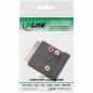 Preview: InLine® S-VHS/Scart Adapter Scart Stecker Buchse an 3x Cinch Buchse und 1x S-VHS Buchse
