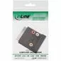 Preview: InLine® S-VHS/Scart Adapter Scart Stecker Buchse an 3x Cinch Buchse und 1x S-VHS Buchse