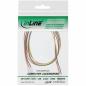 Preview: InLine® Lüfterkabel Verlängerung 3pol Molex Stecker Buchse Länge 0,6m