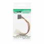 Preview: InLine® SATA Stromadapterkabel 1x 13,34cm (5,25") Buchse an 15pol SATA Stecker nach unten abgewinkelt