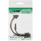 Preview: InLine® Stromadapter intern 6pol zu 8pol für PCIe (PCI-Express) Grafikkarten schwarz