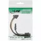 Mobile Preview: InLine® Stromadapter intern 6pol zu 8pol für PCIe (PCI-Express) Grafikkarten schwarz