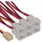 Preview: InLine® Lüfter Adapterkabel 3pol Molex Buchse an 6x 3pol Molex Stecker Preview: InLine® Lüfter Adapterkabel 3pol Molex Buchse an 6x 3pol Molex Stecker