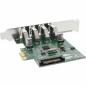 Preview: InLine® Schnittstellenkarte 4x USB 3.0 PCIe inkl. Low-Profile Slotblech mit SATA Stromanschluss