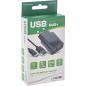 Preview: InLine® USB DUO+ Ladeset Netzteil 2-fach + USB Typ-C Kabel Ladegerät Stromadapter 100-240V zu 5V/2.1A schwarz