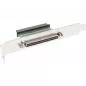Preview: InLine® SCSI III U320 Slotblech 68pol mini Sub D Buchse/Buchse innen/außen Preview: InLine® SCSI III U320 Slotblech 68pol mini Sub D Buchse/Buchse innen/außen