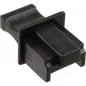 Mobile Preview: InLine® Staubschutz für RJ45 Buchse Farbe: schwarz 100er Pack