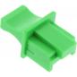 Preview: InLine® Staubschutz für RJ45 Buchse Farbe: grün 10er Blister