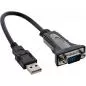 Mobile Preview: InLine® USB 2.0 zu Seriell Adapterkabel USB A an 9pol Sub D Stecker, 0,25m