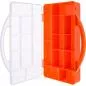 Preview: InLine® Kleinteilebox, 11 Fächer, Abmessungen: 271x186x40mm, orange