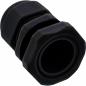 Preview: InLine® Kabeldurchführung PG 7 Nylon IP68 3,5-6mm schwarz 10 Stück