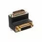 Preview: InLine® DVI-I Adapter 90° gewinkelt digital+analog 24+5 Stecker / Buchse Preview: InLine® DVI-I Adapter 90° gewinkelt digital+analog 24+5 Stecker / Buchse