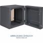Preview: 19" Wandschrank 15HE Triton RBA-15-AD5-BAX-A1 600x515 zweiteilig Glastür schwarz