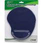 Preview: InLine® Maus-Pad blau mit Gel Handballenauflage 230x205x20mm